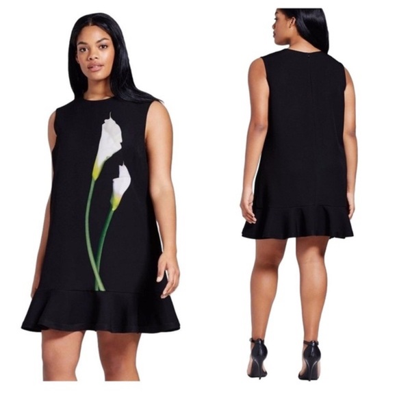 Victoria Beckham for Target black calla lily Dress - Picture 3 of 3